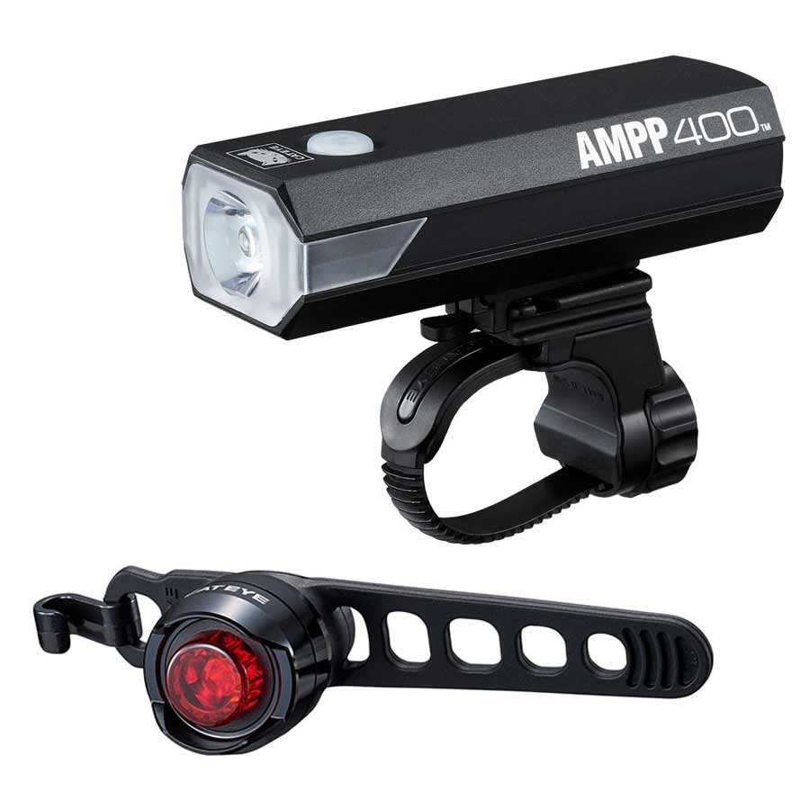 Cateye AMPP 400 & ORB REAR