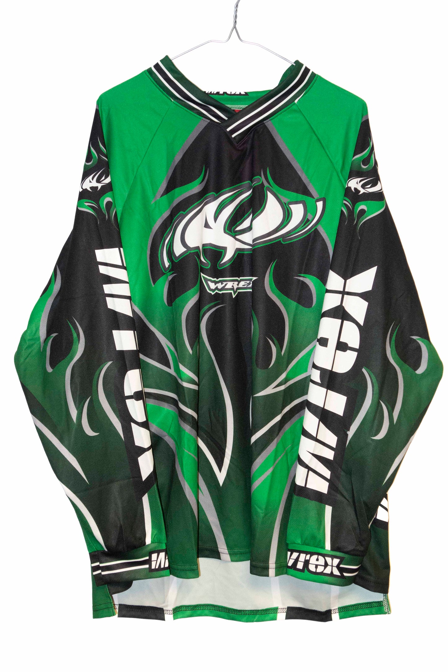 Wrex MX/Downhill Made in Canada Jersey (Green/Black 2)