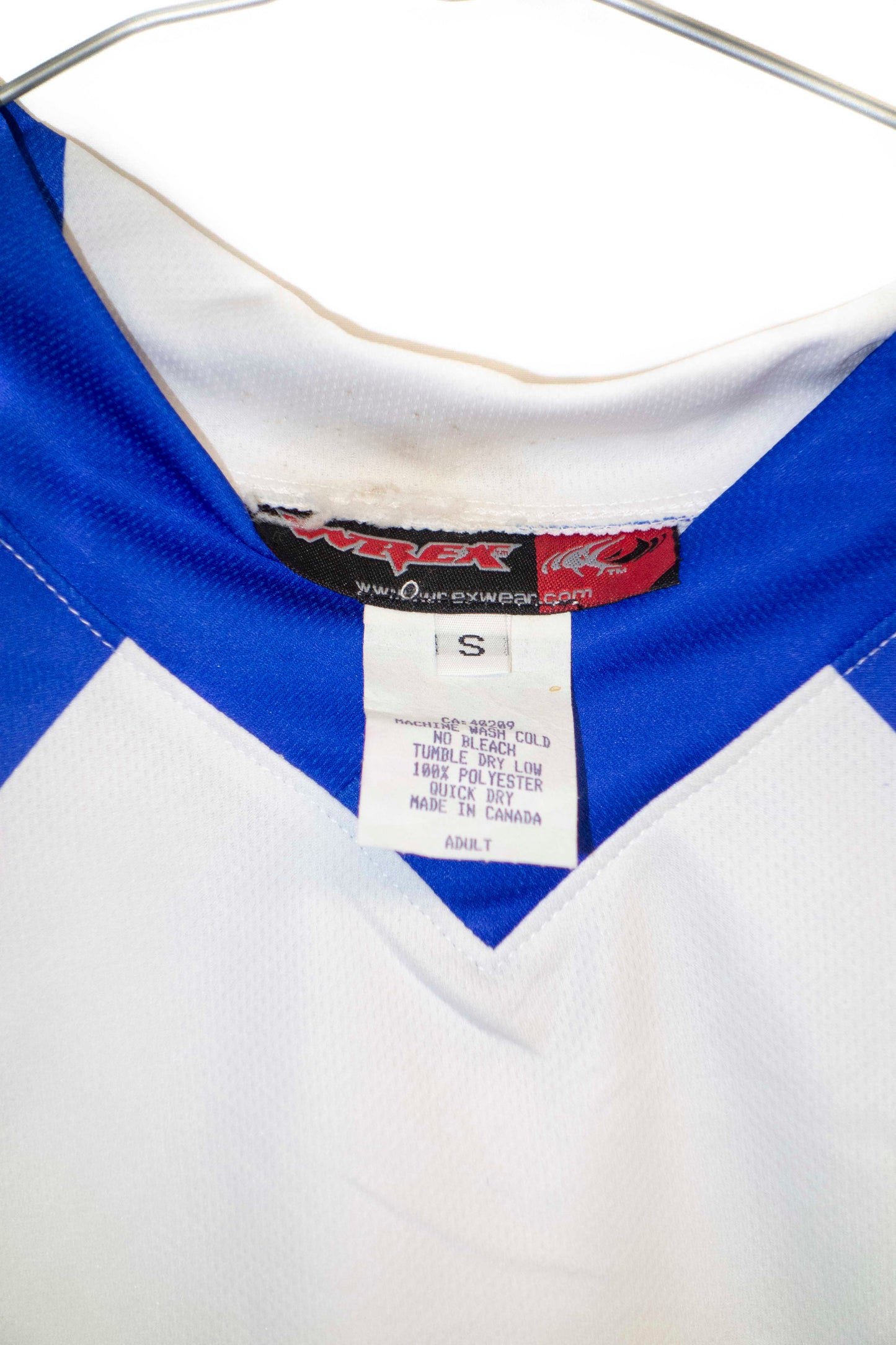 Wrex-Wear Made in Canada MX/Downhill Jersey (Blue/White)
