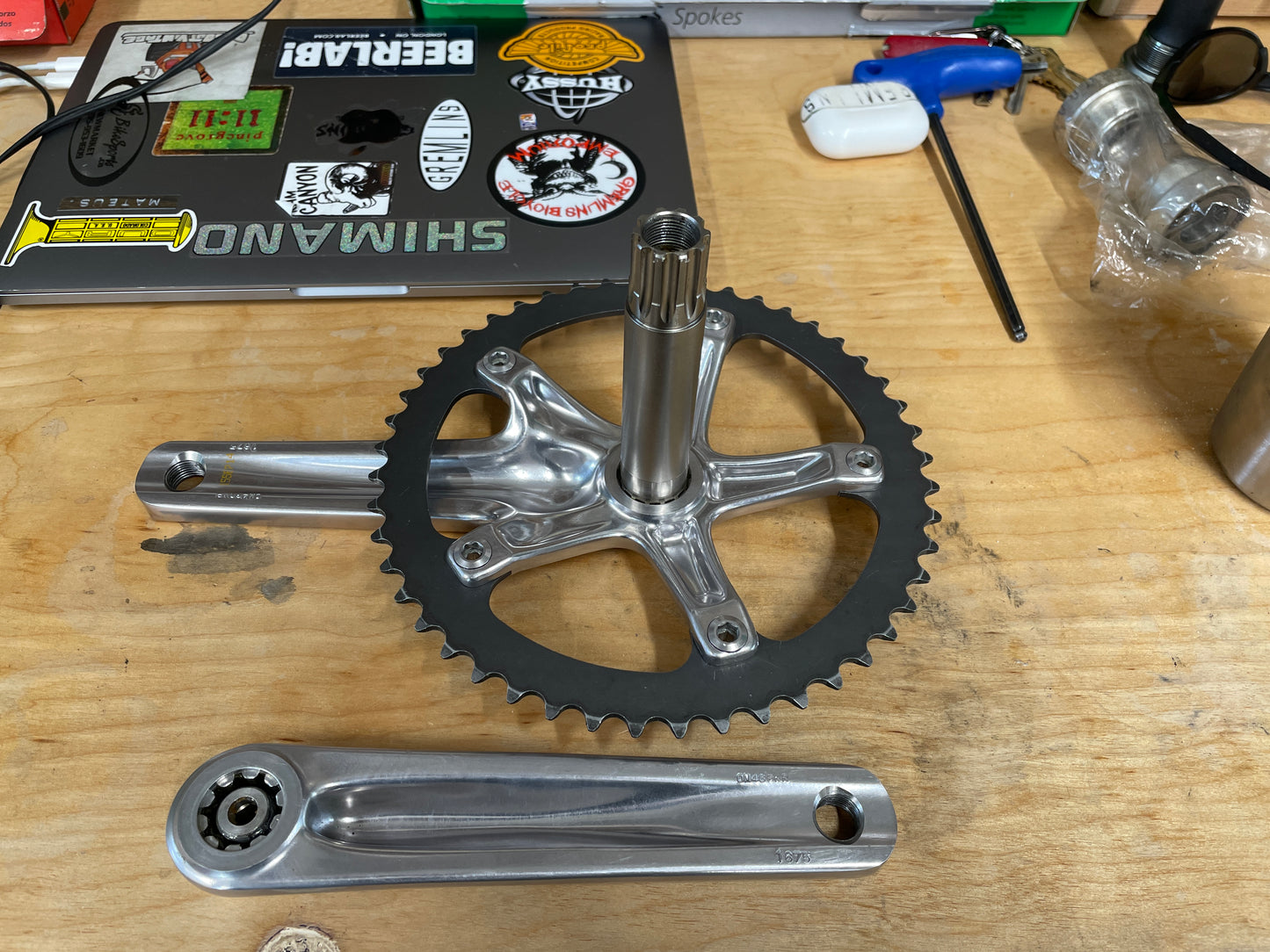 SRAM Omnium Crankset (Silver)