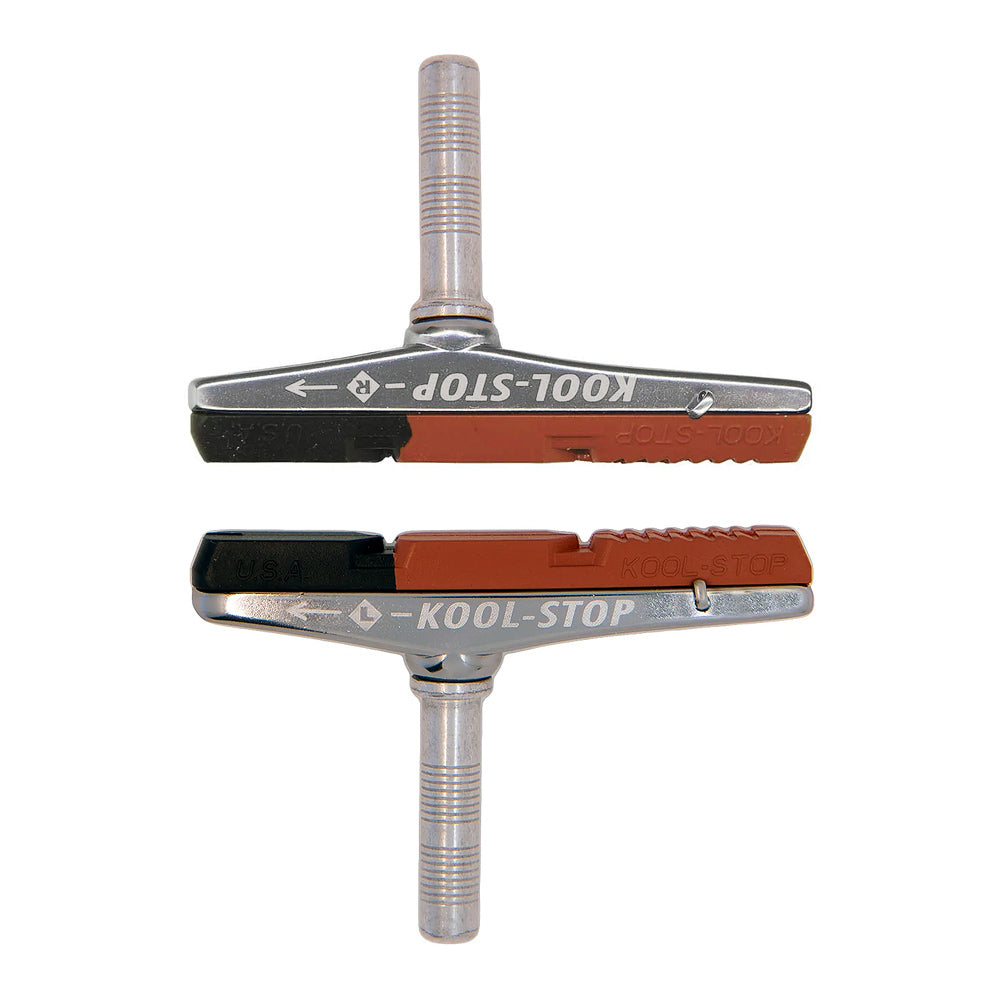 Kool Stop V-type 2 Holder & Pads (Smooth Post)