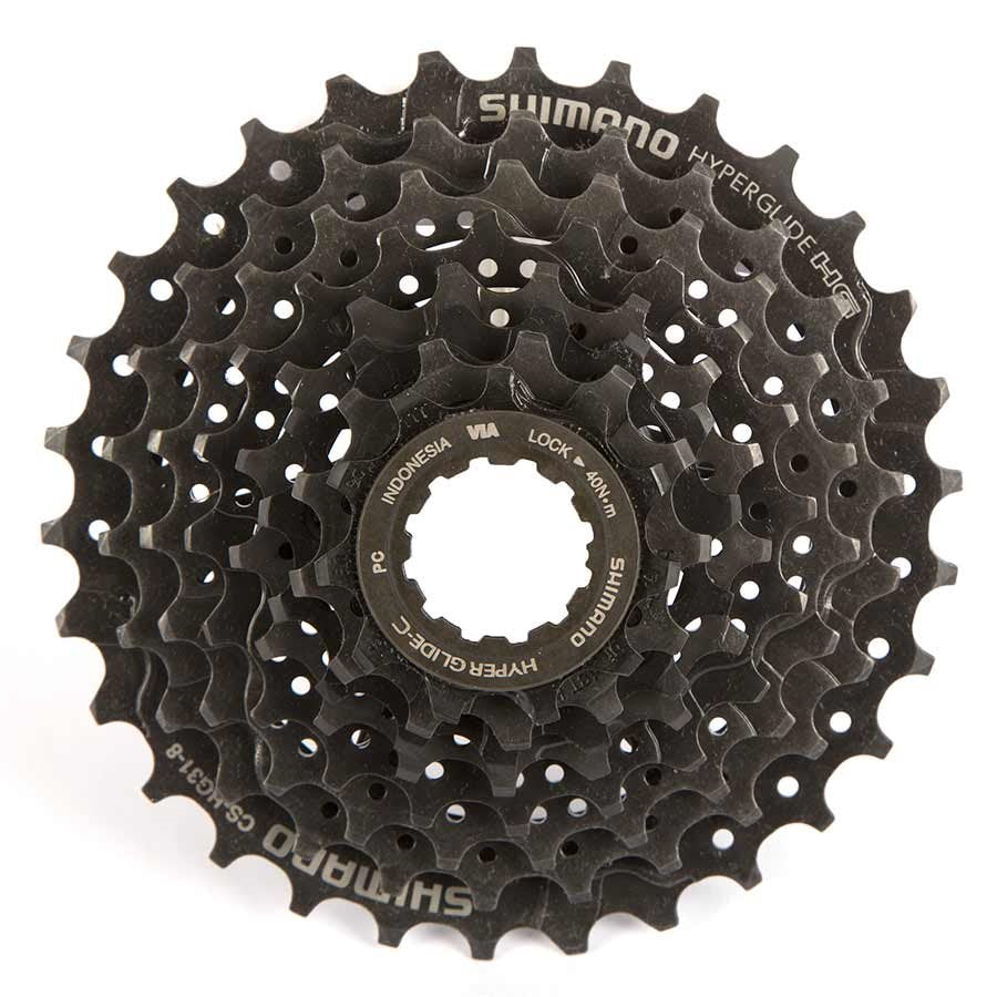 Shimano 8 Speed Zinc Phosphate finish Cassette