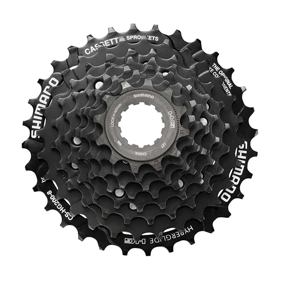 Shimano 8 Speed Zinc Phosphate finish Cassette