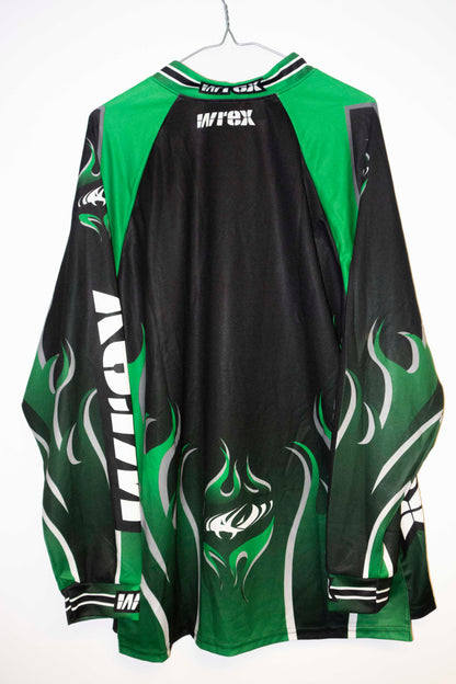 Wrex-Wear Made in Canada MX/Downhill Jersey (Green/Black)
