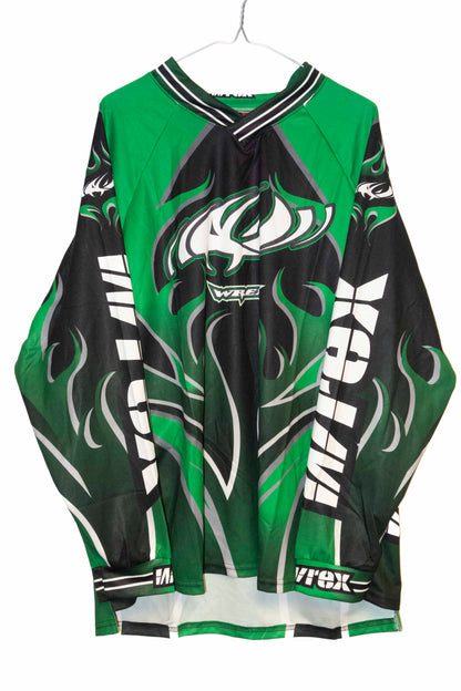 Wrex MX/Downhill Made in Canada Jersey (Green/Black 2)