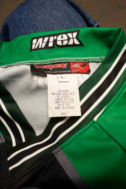 Wrex MX/Downhill Made in Canada Jersey (Green/Black 2)