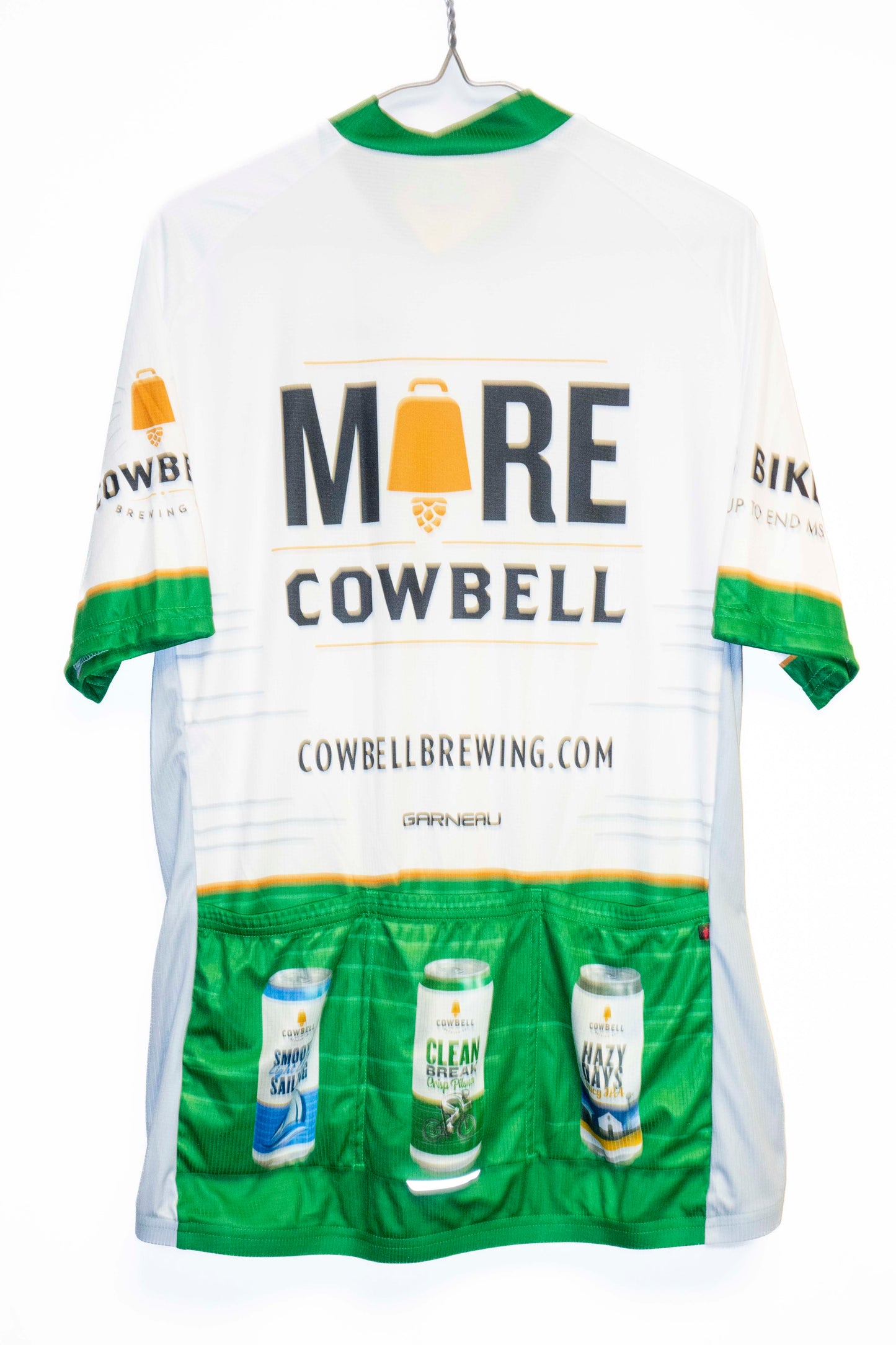 Cowbell Brewing 'Clean Break Pilsner' Cycling Jersey
