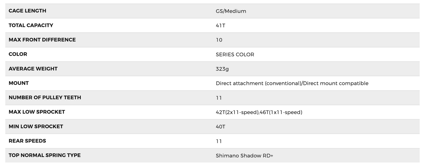 Shimano SLX RD-M7000-11 Rear Derailleur