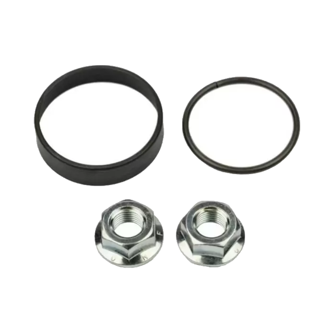 Shimano Components For CB-E110, Snap Ring, Flange Nut, Standard Dust Cap.