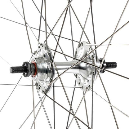 Alex Rims Black DA22 Track Wheel x Formula Track Hubs 700c