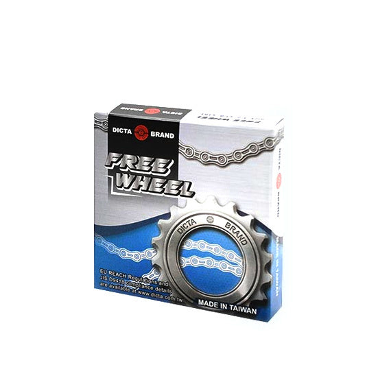 Single Speed Freewheel Kit - 16T Freewheel, 9T Sprocket & 38-Section Chain For Mountain Bikes