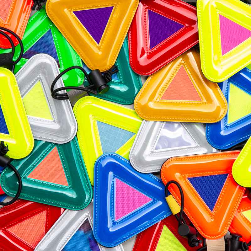 Blue Lug Triangle Reflector