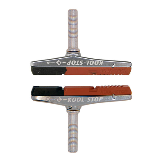 Kool Stop V-type 2 Holder & Pads (Smooth Post)