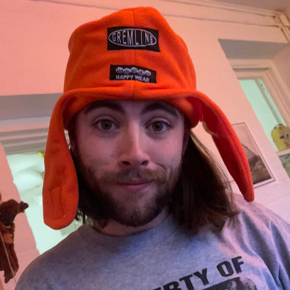 Gremlins X Happy Wear Fleece Hat (Orange)